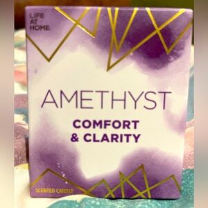3 for $18 candles- Life at Home Amethyst Comfort and Clarity Candle New 5oz